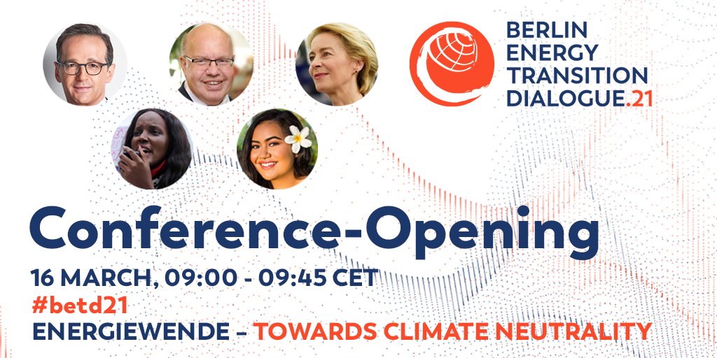 greensofa_betd's tweet photo. On 16 March, the 7th Berlin Energy Transition Dialogue will be opened by @HeikoMaas , @peteraltmaier, @vonderleyen, @vanessa_vash and @Brianna_Fruean.
#JointheDialogue to the global #Energiewende in our livestream: https://t.co/nmktBWak8w ! See you there 😊
#betd21 https://t.co/AHOl0XGEUf