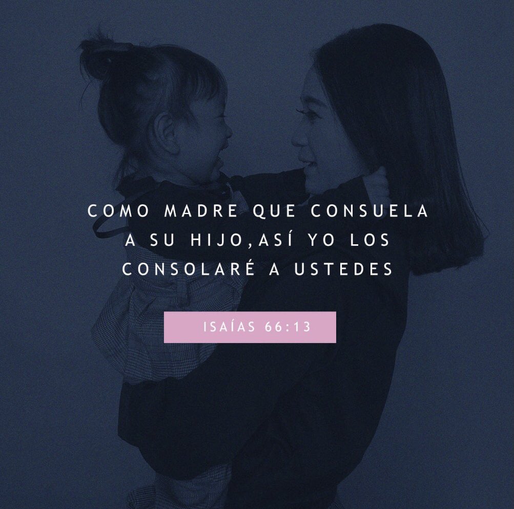 I_amachildofGod's tweet photo. Como aquel a quien consuela su madre, así os consolaré yo a vosotros, y en Jerusalén tomaréis consuelo.

➡️ Is. 66:13 https://t.co/Dxh3e8l913