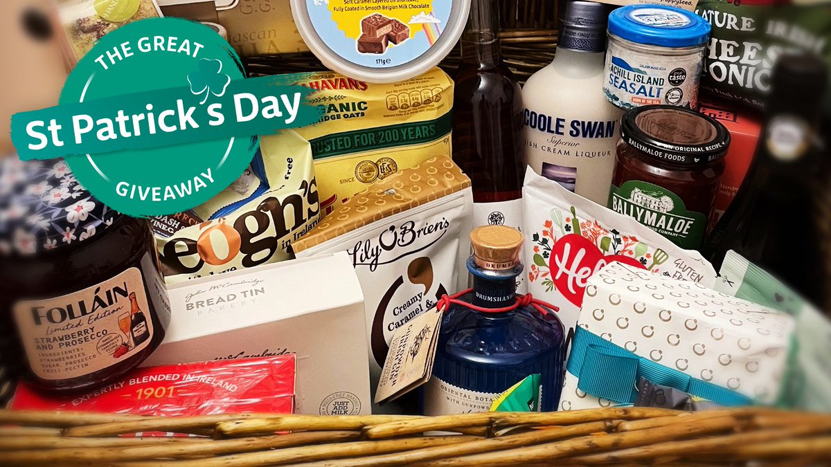 #WIN 🔥 It's the last day of the #GreatStPatricksDayGiveaway so we're making your St Patrick's Day feast one to remember with this epic hamper featuring amazing Irish produce 🍀👌 

Entry is simple:
1️⃣ FOLLOW @irishbeef_UK
2️⃣ RT
3️⃣ Reply with #GreatStPatricksDayFeast ⬇️