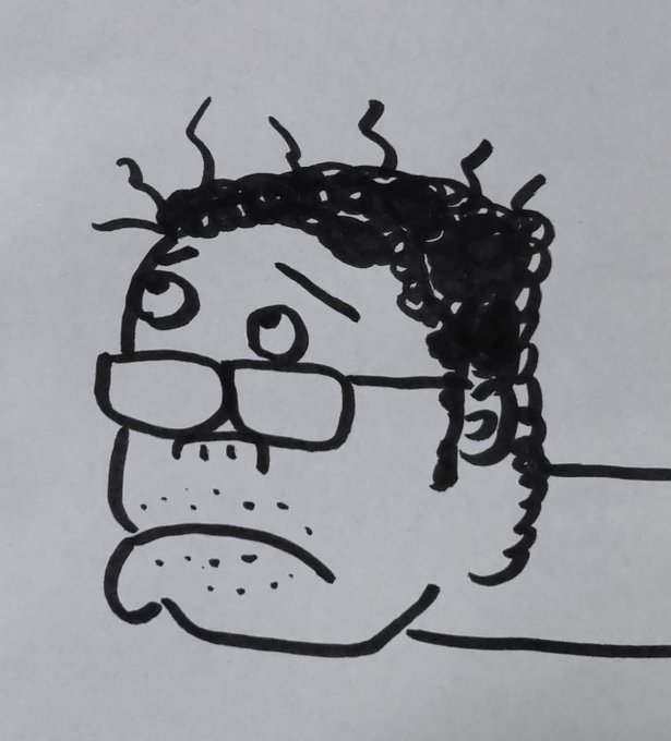 「私もよくお絵描きするんですよ」
「そうなんですか(どうせドラえもんとかだろ)」 