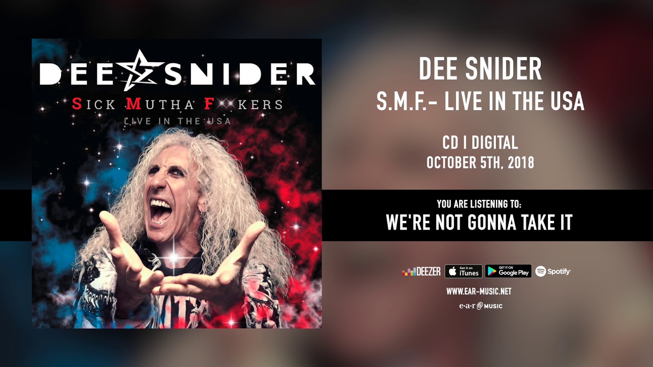 March 15:Happy 66th birthday to singer,Dee Snider (\"We\re Not Gonna Take It\")
 