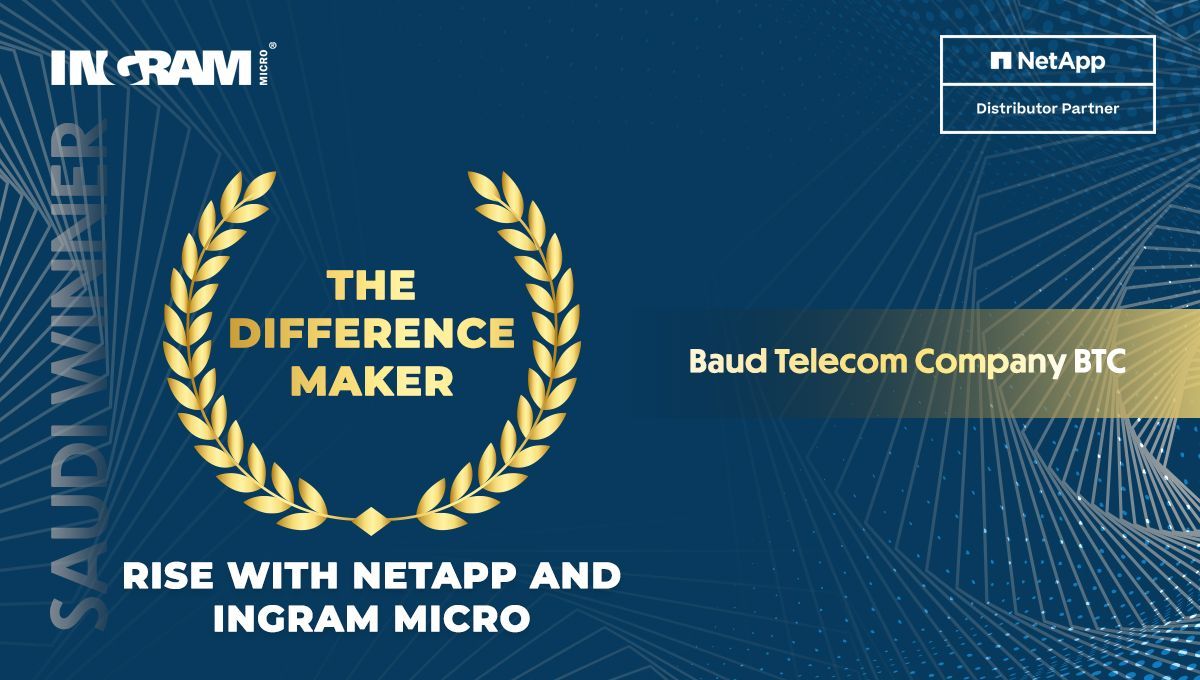 BTC_Networks_SA's tweet photo. NetApp and Ingram Micro recognize Baud Telecom Company BTC Networks as "The Difference Maker Award"
#NetApp #IngramMicro #BTC #BTCNetworks #Award https://t.co/jNnRNJJjpX