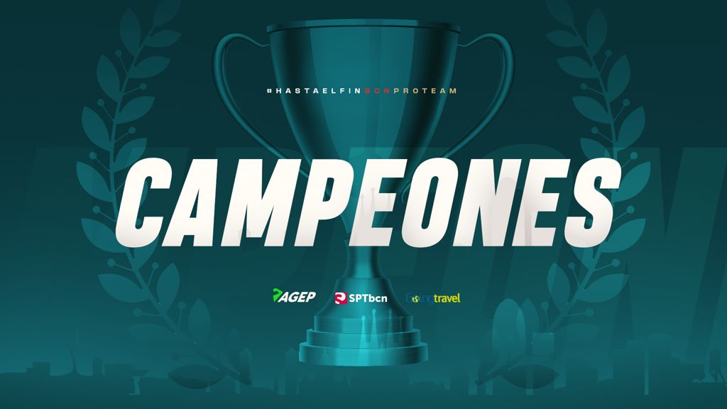 BCNProTeam's tweet image. Tras una fantástica trayectoria, logramos un nuevo título para ampliar el palmarés del Club.

👑 | BCN Pro Academy
🏆 | #TornadoLeague
🥇 | Campeones

¡Felicidades a todos, gracias por esta magnífica actuación!

#HastaElFinBCNProTeam