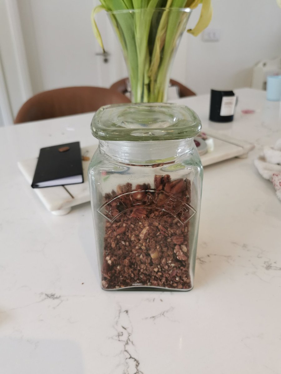 <a href="/JulieWard_/">Julie Ward</a>  found out what the Cacao powder was for I was looking for in <a href="/ArdkeenQFS/">Ardkeen Quality Food</a> the other day. A granola recipe from @HustleMethod. Big hit with the kids.