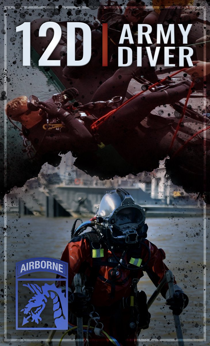 18airbornecorps's tweet photo. It's Day 1 of our XVIII-day program, XVIII Jobs, highlighting unique opportunities to do cool stuff in the XVIII Airborne Corps. We're starting with our Divers.

We have some of the most elite, highest trained divers in the world [The program has a 6% passing rate].

[1 of 3] https://t.co/m4G6YB7UwP