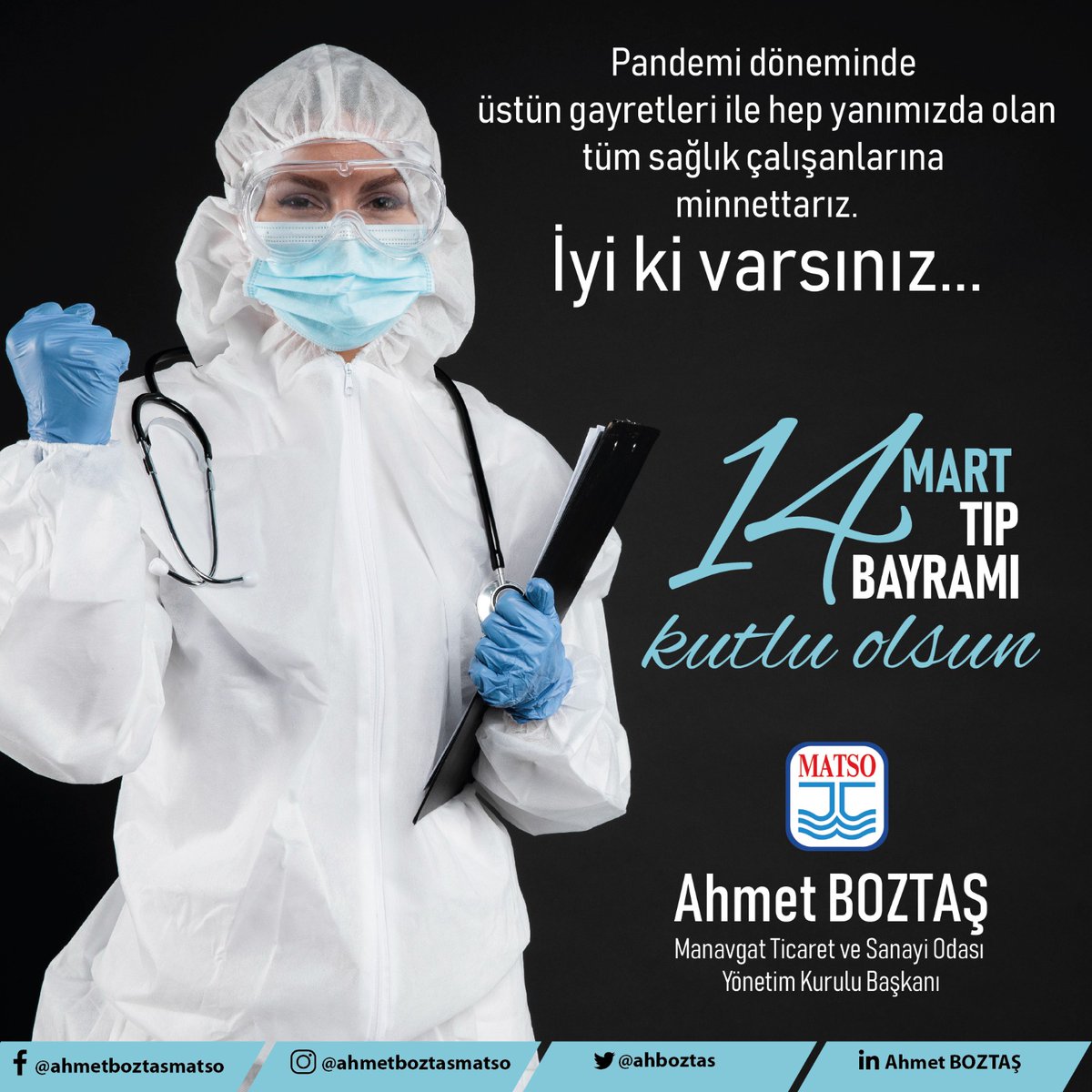 İnsan sağlığını ve hayatını her şeyin üstünde tutarak büyük bir özveri ile görev yapan hekimlerimiz ve tüm sağlık çalışanlarımızın 14 Mart Tıp Bayramını en içten dileklerimle kutlar, çalışmalarında başarılar dilerim.
#TıpBayramımızKutluOlsun