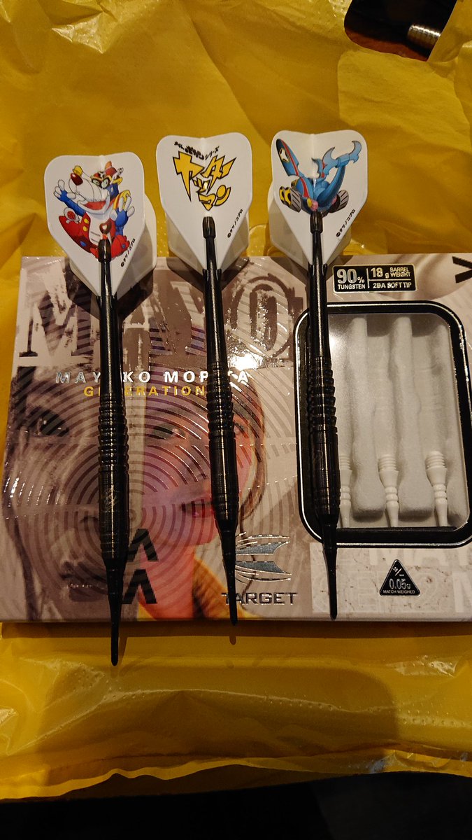Toumei_P's tweet photo. 遂にマイダーツ買った!
#ダーツ
#MAYOG2 https://t.co/JI5pEkVnkE