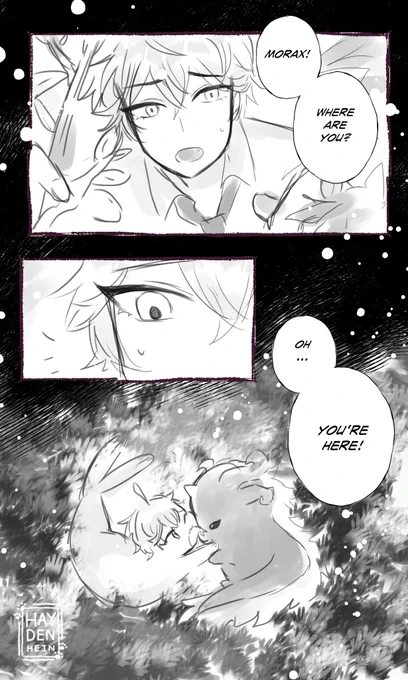 #ZhongChi #鍾タル
??

little zhong and baby tart✨??✨ (but I let childe called little zhong as morax and baby tart as childe cuz afraid it will be too cringey lol) https://t.co/SfQQsjEDh2 