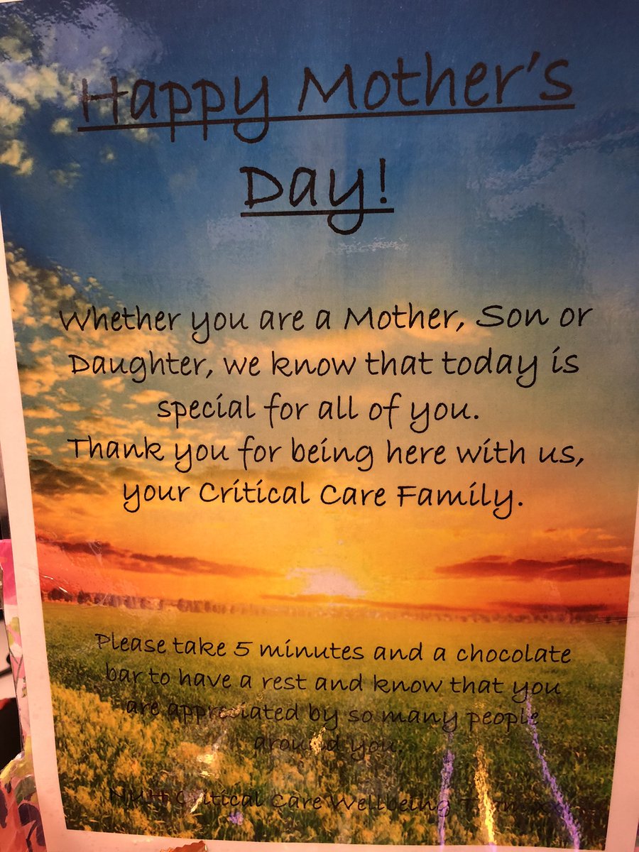 sally stretton (@sallystretton2) on Twitter photo A little treat (from the critical care well-being team) for all those on <a href="/NUHCriticalCare/">NUH Critical Care🏳️🌈</a> spending Mother’s Day with their work family! Thank you for being fabulous! ❤️ A little treat (from the critical care well-being team) for all those on <a href="/NUHCriticalCare/">NUH Critical Care🏳️🌈</a> spending Mother’s Day with their work family! Thank you for being fabulous! ❤️