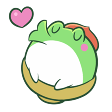 HourlyPuyo's tweet photo. donguri gaeru - line sticker https://t.co/BOh4WSNEs5