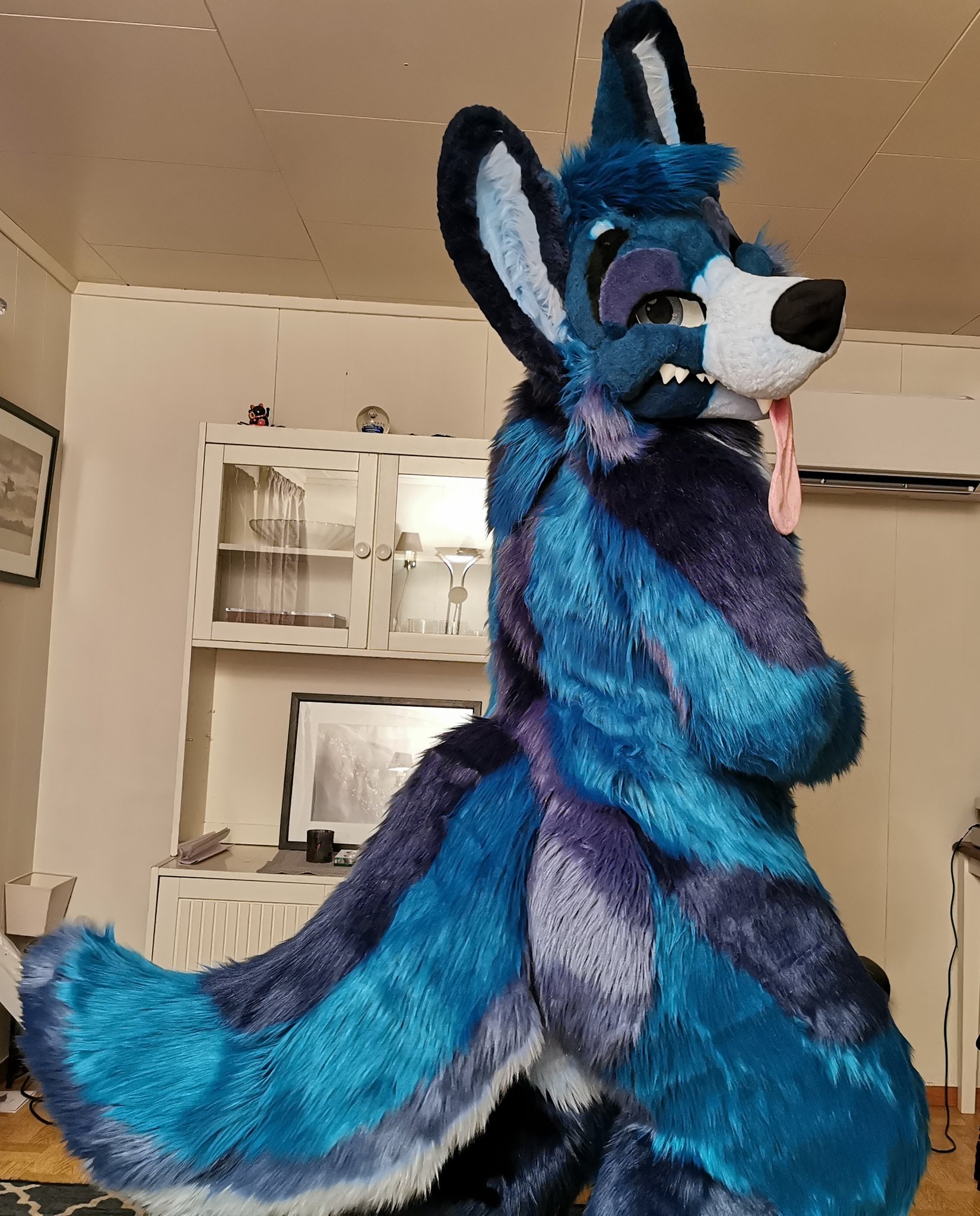 “This weekend started off with me unboxing my @morefurless fursuit