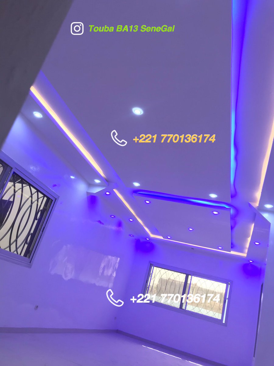 Toubaba13's tweet photo. Vos Déco intérieur Faux Plafond Moderne #BA13 contactez nous aux +221 77013-61-74 🙏🏾 https://t.co/tN13MJnYvT