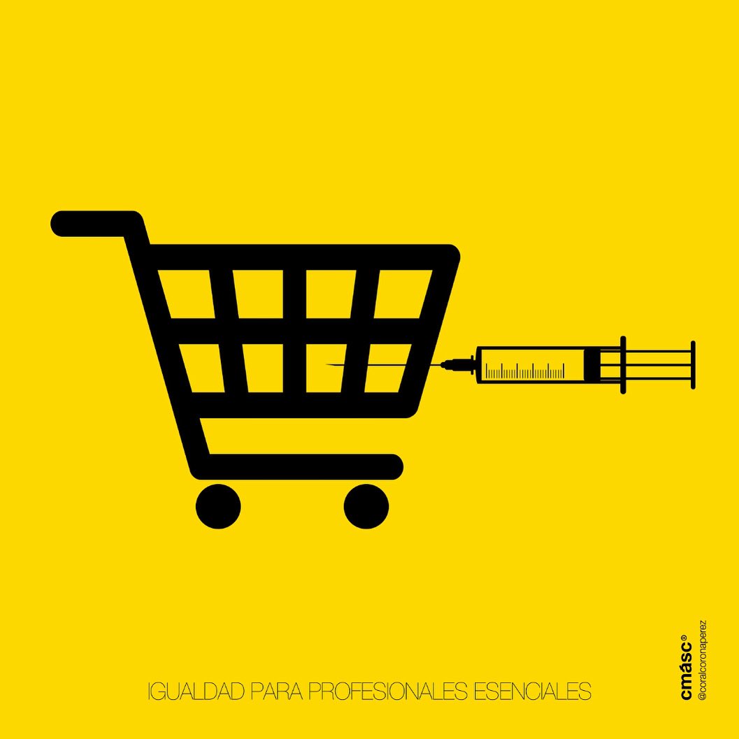 ¿IGUALDAD DE VACUNACIÓN PARA PROFESIONALES ESENCIALES?
Hace un año ya que los trabajadores de supermercados se juegan la vida, para que nosotros continuemos con la nuestra. Son considerados profesionales esenciales, pero, ¿Profesionales esenciales de SEGUNDA?