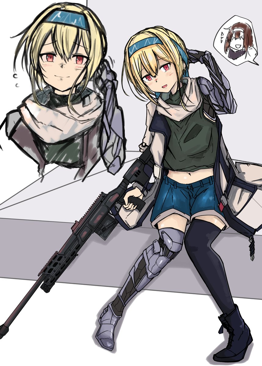 「この間skebをいただきました。SV98です。 」|パイン亭のイラスト