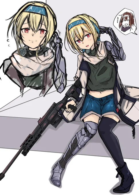 この間skebをいただきました。SV98です。 