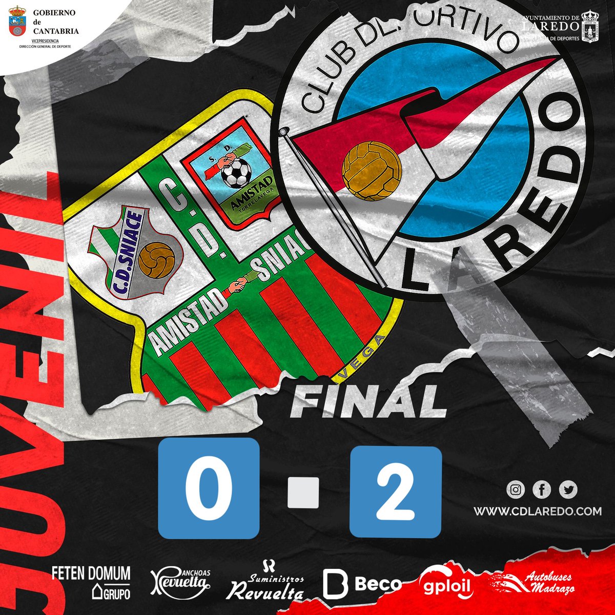 CDLaredo's tweet image. Final 
➕3️⃣
Importante victoria hoy con goles de
Pablo y Taranco

🔴💪🏻 #GuruLaredo
⚽  #CDLaredo  #CanteraCharles