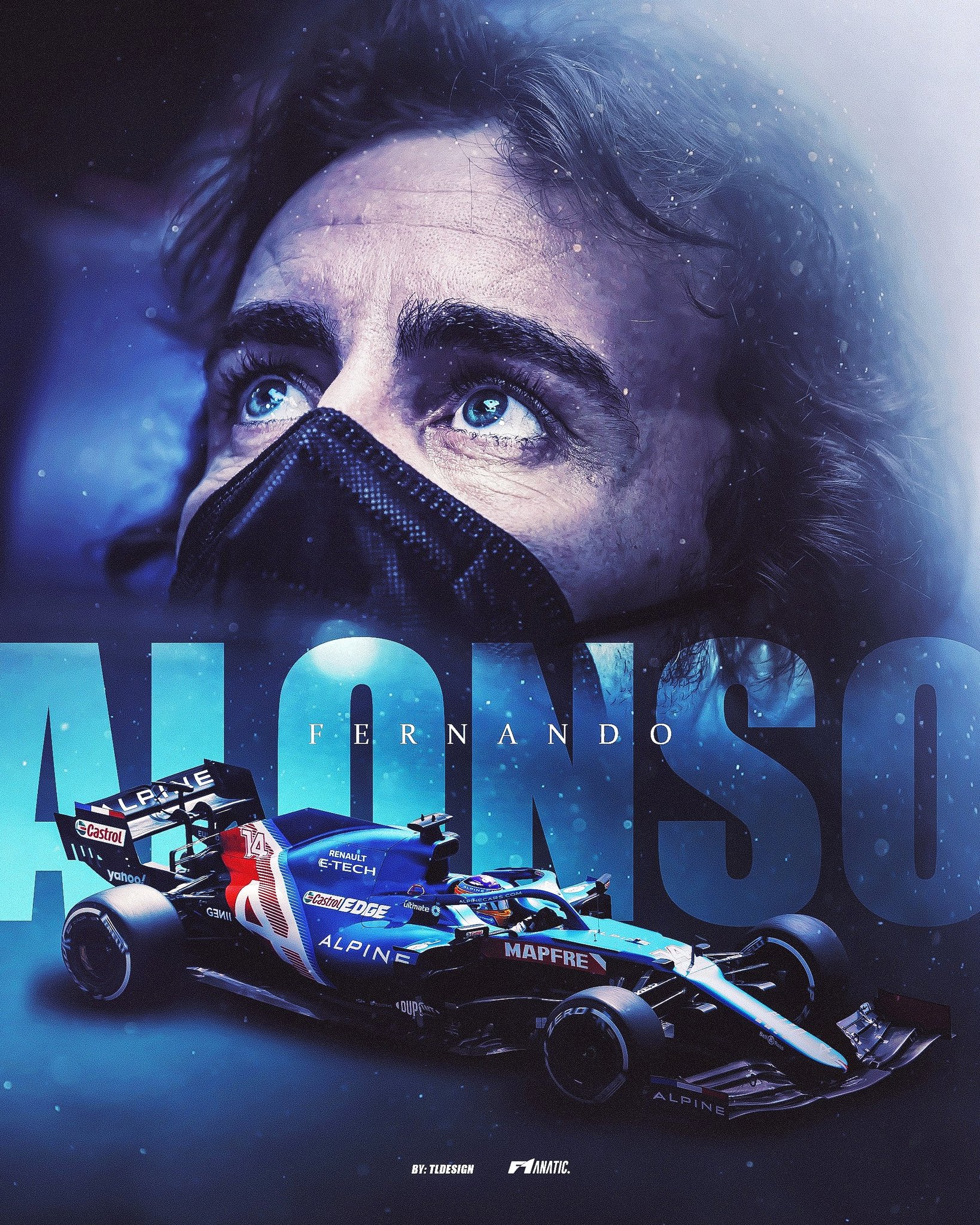 ≫🥇 Poster Alonso Alpine Formula 1
