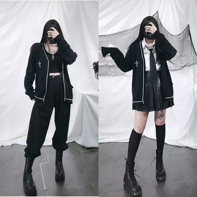 病みかわいい服のtwitterイラスト検索結果