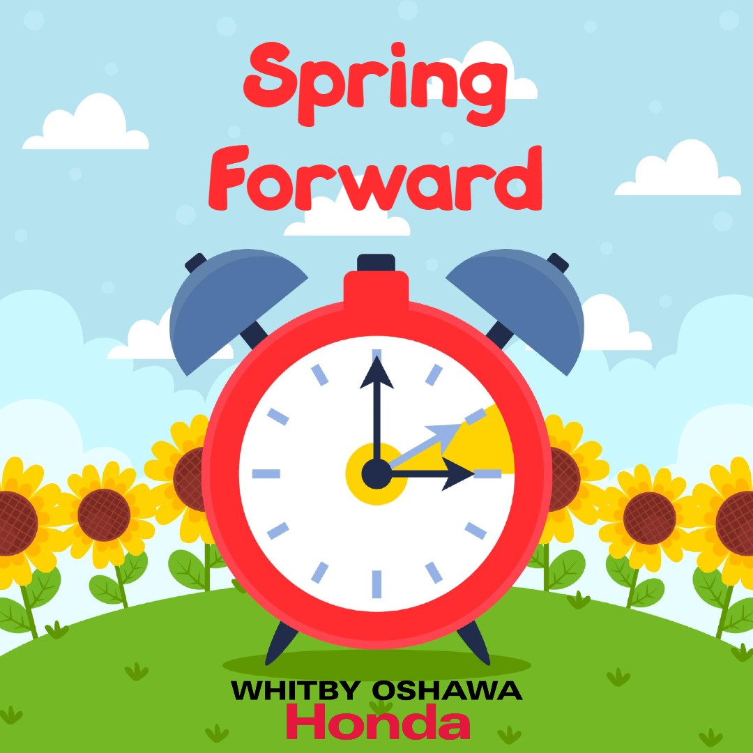 Don't forget it's time to Spring Forward!