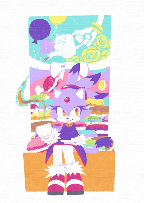 ホワイトデーのイラスト描いてた。まかろんー 