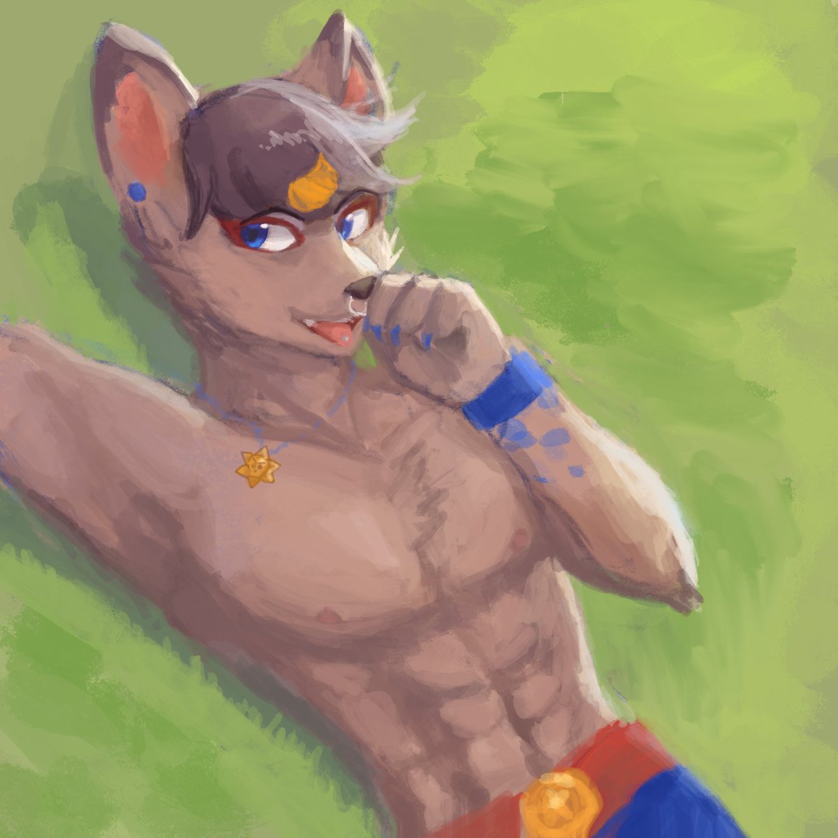 dakun1t's tweet photo. Such a cute boy (?草)#BrawlStarsArt #brawlfanart #brawlstars #El_Primo #furryart https://t.co/gtYjaI0L7J