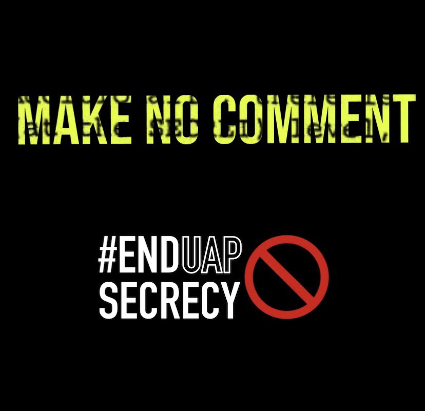 ActivistUAP's tweet photo. #EndUAPSecrecy
#MakeNoComment
#UFOTwitter https://t.co/2QqUmnF0oX