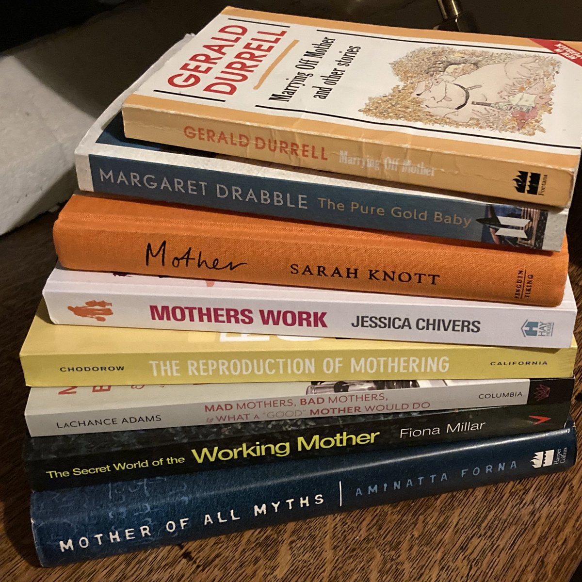 StSwithunsAcaEn's tweet photo. #MothersDay2021 #ReflectingOnMotherhood and some fantastic books for our reading groups next week #MargaretDrabble #GeraldDurrell @aminattaforna #SarahLaChanceAdams #NancyChodrow #RudyardKipling #KenyanArt https://t.co/bDVC2Sgubo