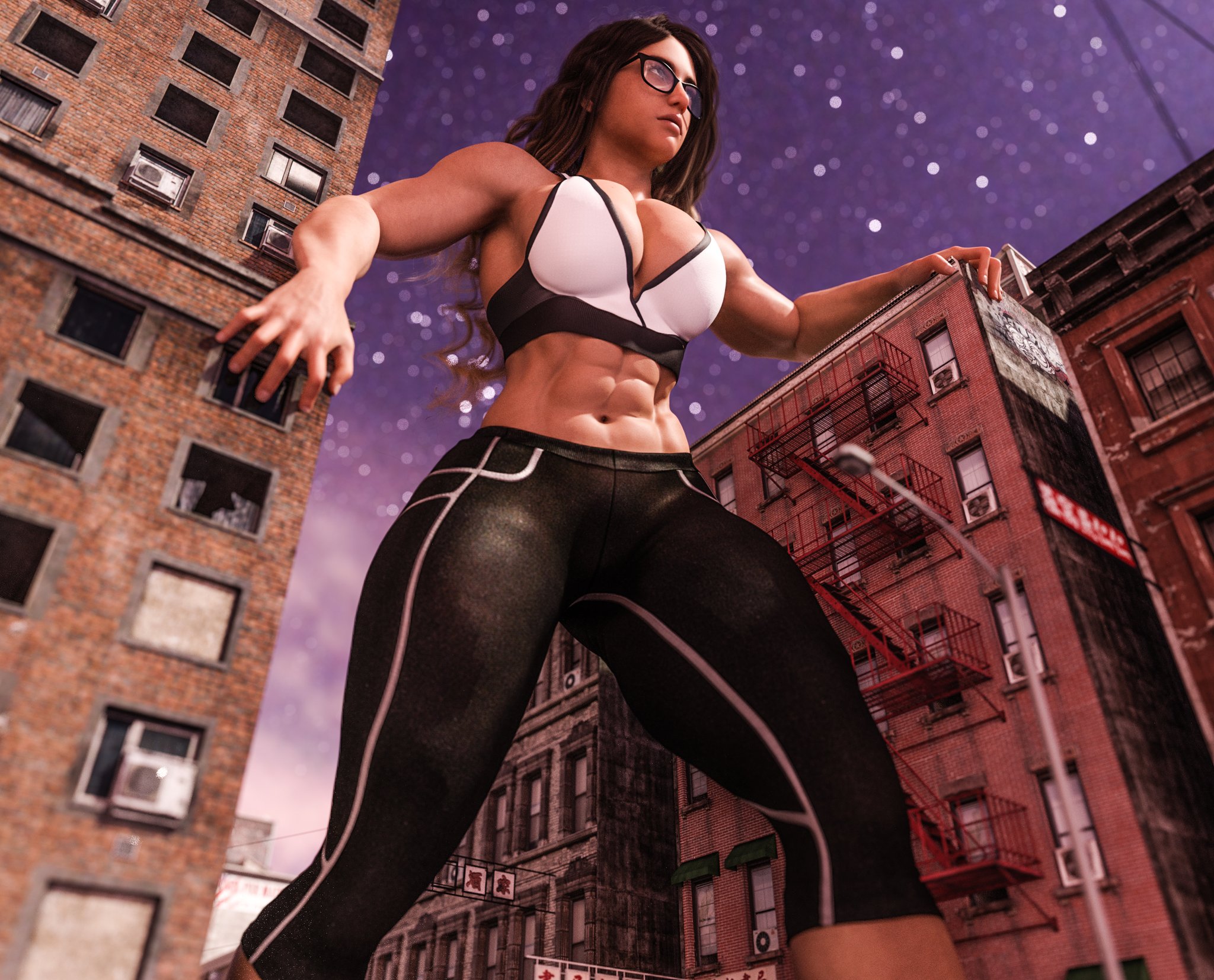 “#boomgts #sizetwitter #giantess

Goin' on patrol~”...