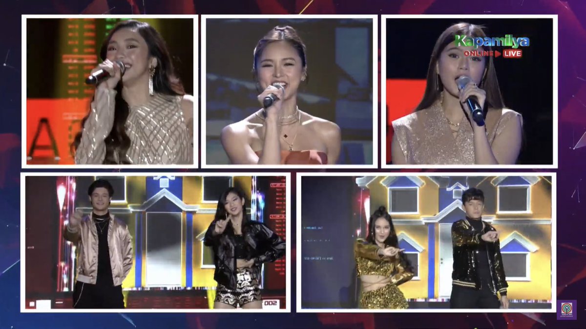 RandomRepublika's tweet photo. Former Big Winners &amp; HMs who are now some of the country's brightest stars made tonight's #PBBConnectBigNight special -- #KimChiu #MaymayEntrata #MarisRacal #KaoriOinuma #RhysMiguel (#KaoRhys) #KarinaBautista #AljonMendoza (#KarJon) • with PBB host #ToniGonzaga • #PBBConnect https://t.co/uLlgUE5A0O