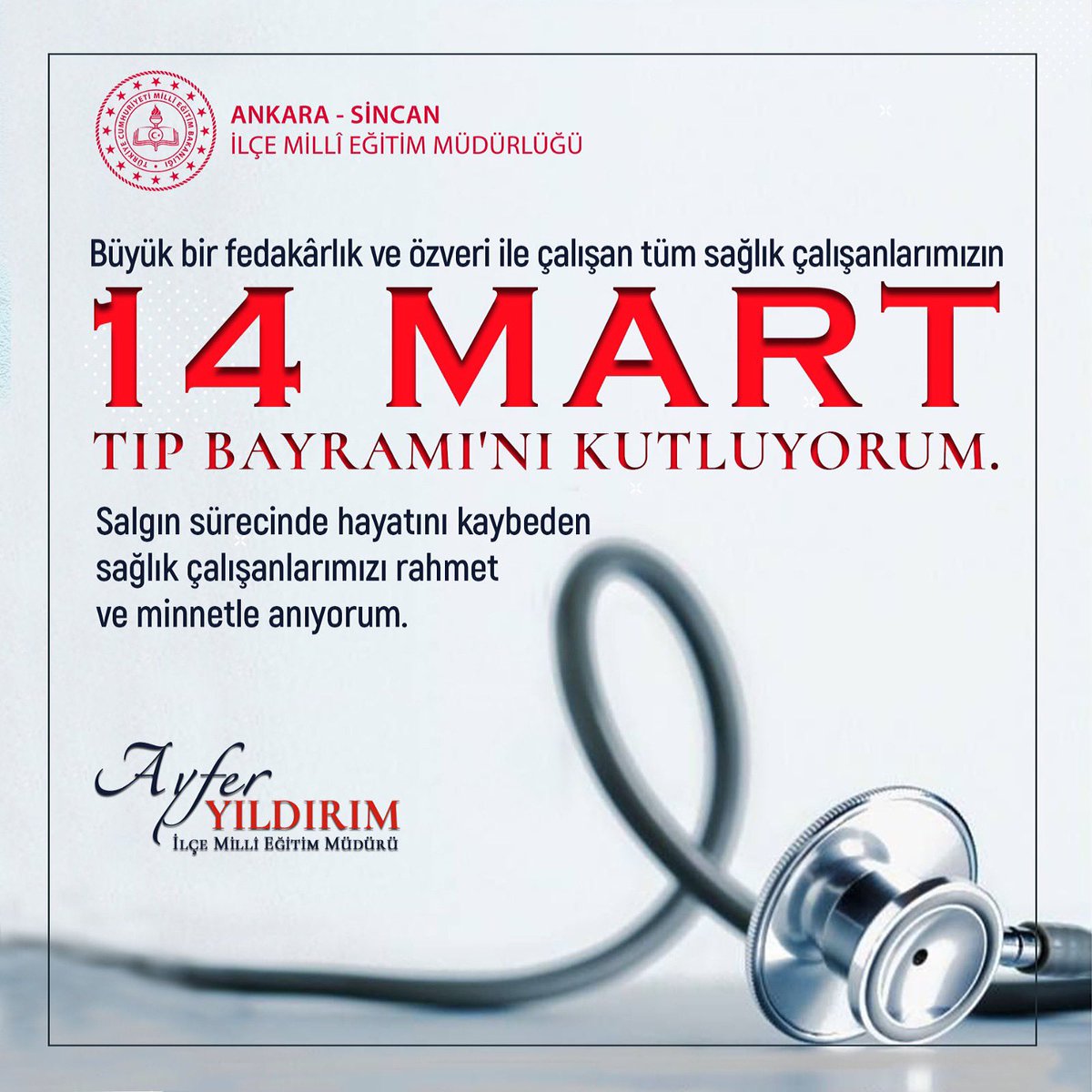 #14MartTıpBayramı