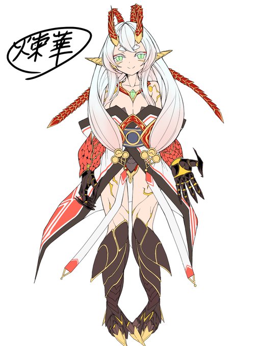 【オリキャラ】煉華ちゃん ver.0と専用武器
ロリ巨乳ババァ×竜娘に巫女要素を振りかけた性癖ゴツ盛り娘('・∀・`)

#オリジナルイラスト 
#オリジナルキャラクター 