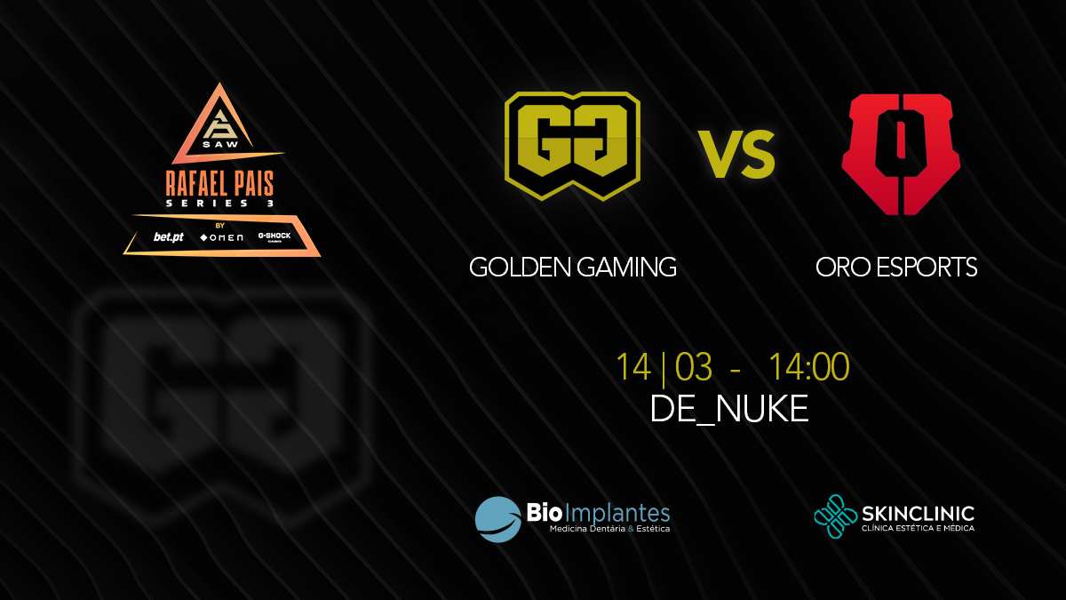 GoldenGesports's tweet photo. Mais um dia, mais um jogo 😍
Hoje voltamos ao servidor para o nosso 3º jogo da fase suiça da @sawggofficial @rafaelpaisgk - Series 3 🔥
🆚 @OROESPORTS
🕑 14h00
🗺️ de_nuke
📺 https://t.co/xUyJ2aKdce
FORÇA EQUIPA 💪
#GOGOGG #CSGO https://t.co/mJZmKZJNCS