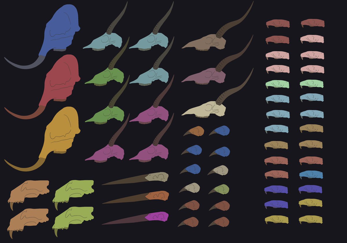 Here we see a third elephant, more equal numbers between the two lions, and additional species of every other animal group. If this theoretical formation is so well sampled, where are all of these additional species?