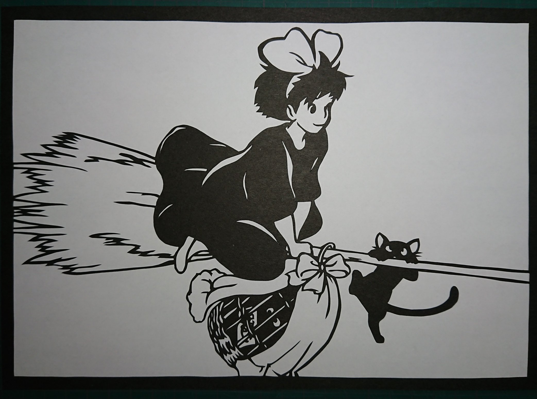 Tt Twitter પર 切り絵 魔女の宅急便 T Co Tbugkfhcws Twitter