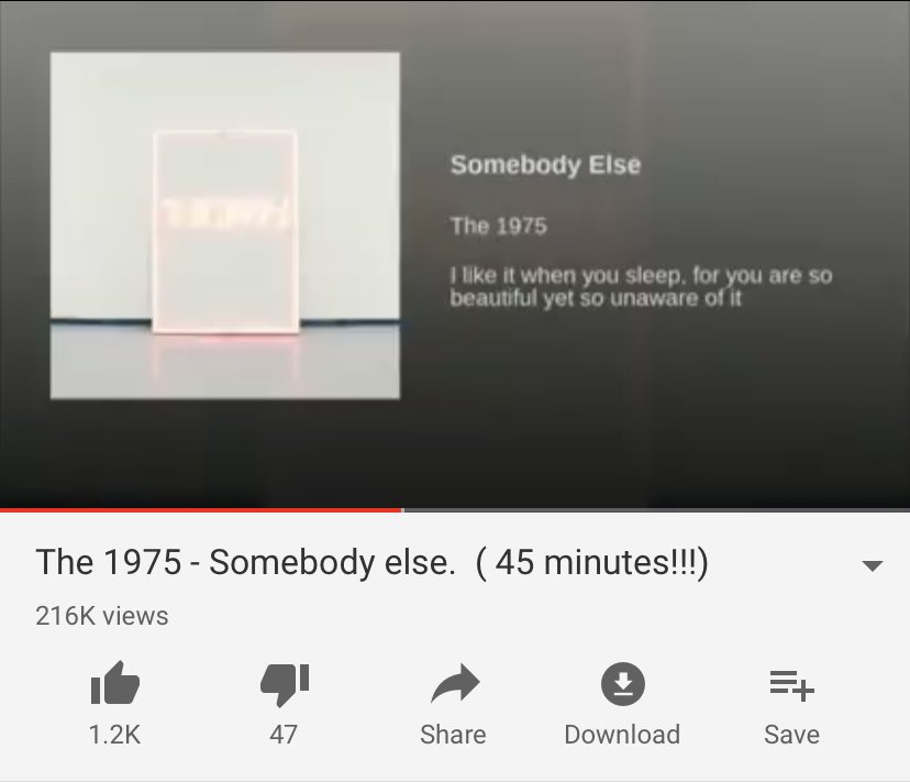 the 1975 somebody else download
