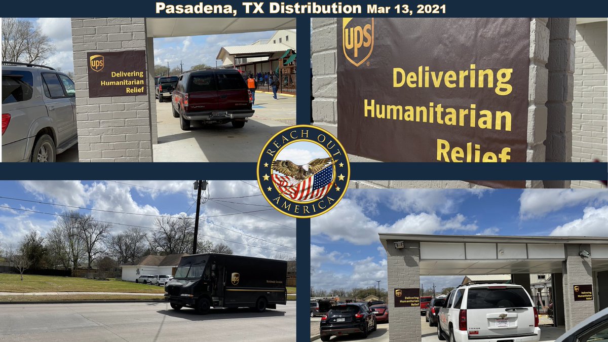 reachoutameric1's tweet photo. Thanks @UPS_Foundation @ups_Heroes  for your great support in Pasadena Tx. @pasadenatxgov Together we served hundreds of families with food and water, helping them to have hope and recover from eh recent weather disaster! @UPCIORG @STXDistrict @southtexasyouth @pasadenatxgov https://t.co/9nlvT4Z6qx