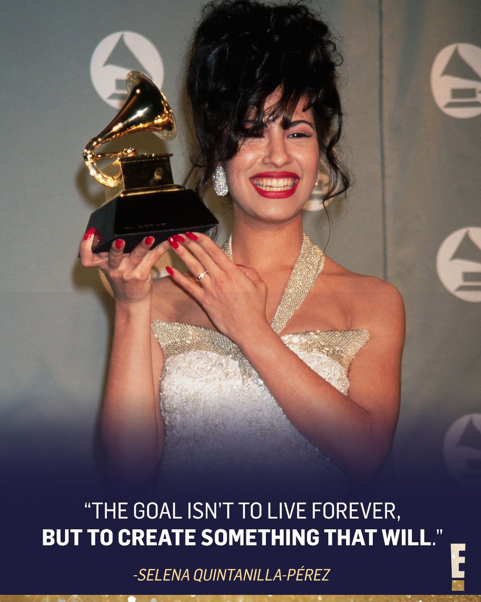 enews's tweet photo. We'll be dreaming of Selena tonight: She will posthumously receive the Lifetime Achievement Award at the #Grammys. 💜 (📷: Getty) https://t.co/rw8LCU4EmR