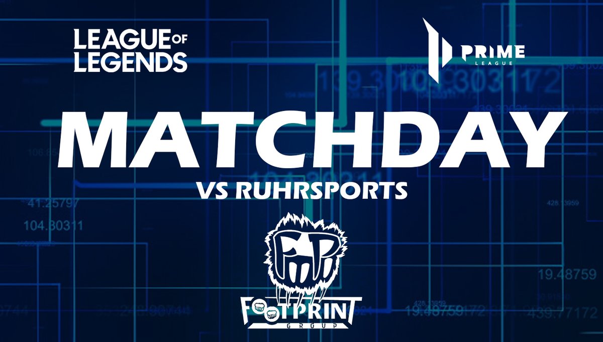 Footprint_GG's tweet photo. on todays stream we are competing for the 1st place in #PrimeLeague div3!

🆚 @Ruhrsports
⏰ 17:00 CET
🎥 https://t.co/C5UjLrLT0p
 🎙 @fpgHindts @darkniss0fdeath

#FPGWIN #LeagueOfLegends #LoL #stream #Twitch https://t.co/h25RGRI3Wg