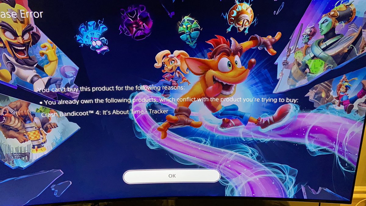 gadgetGuruTechy's tweet photo. @Activision I think your continued silence on issues with the upgrade from PS4 to PS5 on #Crash4 is more damaging than the actual issue. Can you update on why some people are seeing this? https://t.co/i2BPImnbwf