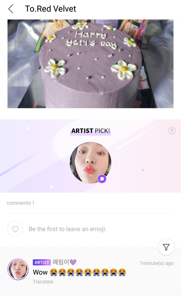 redvelfess's tweet photo. [rvf] mungkin ini agak lebay, tapi aku beneran nangis di notice yeri 😭  https://t.co/8rAxYNc2Mt