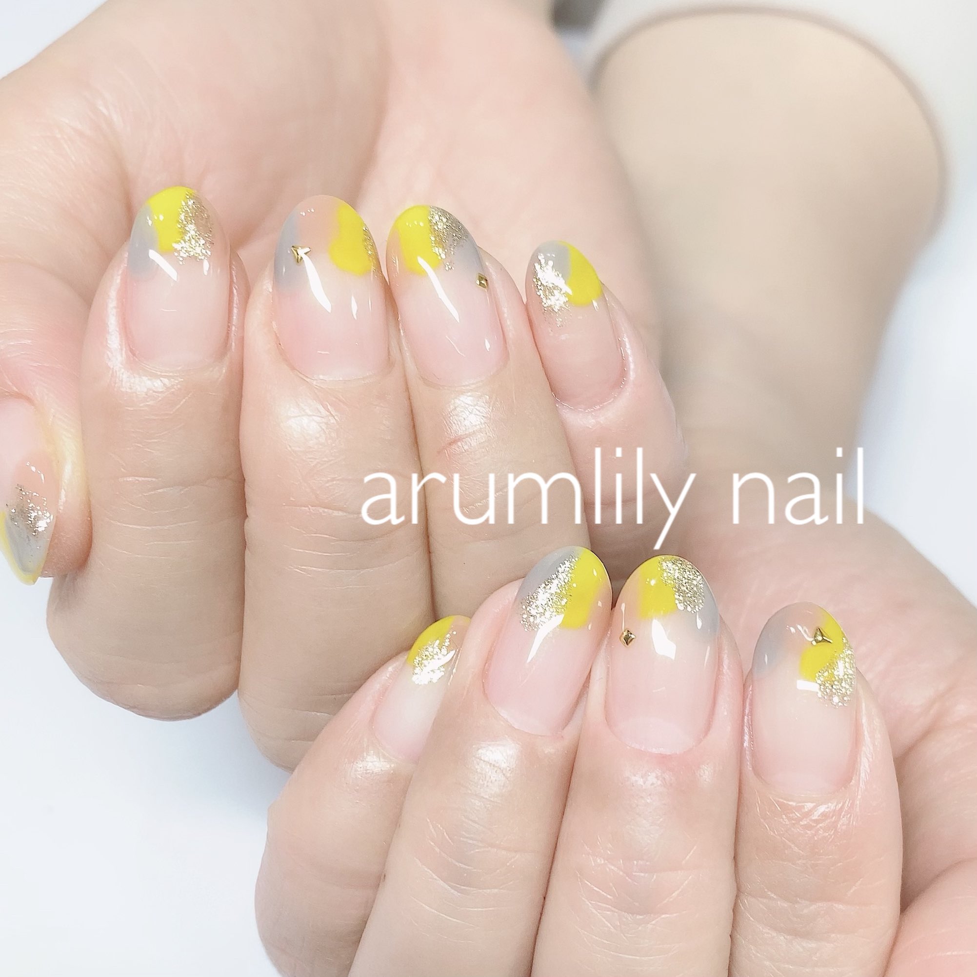 Arumlily Nail イエローネイル 本八幡 下総中山 八幡 市川 アルムリリーネイル 春ネイル 黄色 ネイル T Co Y2s7piyaxp Twitter