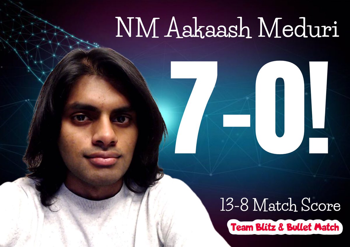 BrooklynWhizKid's tweet photo. #CCB season vet, @AakaashMeduri is playing lights out chess and continue’s to push his streak to 7-0 in CageMatches! ♟💯💪🏾
Can he make it to 10-0 by the end of the year? 😳
#CCB,#lichess,#ChicagoChess,#ChessMaster https://t.co/r22x57LUg3