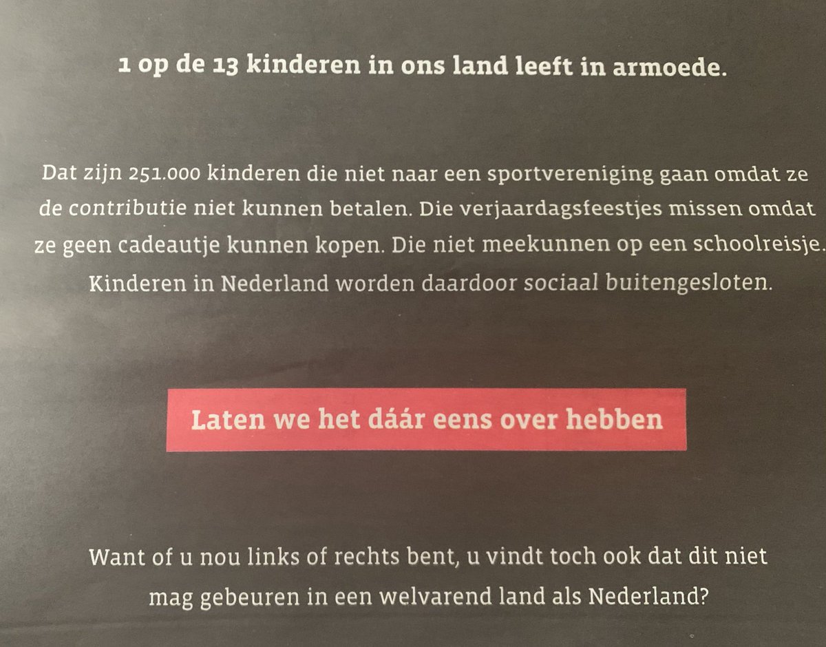RonOostveen's tweet photo. Advertentie van Sire in Trouw klopt niet. Ieder kind kan in Nederland sporten en naar verjaardagsfeestjes. Mensen met een lager inkomen krijgen toeslagen en kunnen gebruikmaken van andere regelingen. Het is een keuze waar je als ouder het geld aan uitgeeft. #armoede #toeslagen https://t.co/spweFyajhj