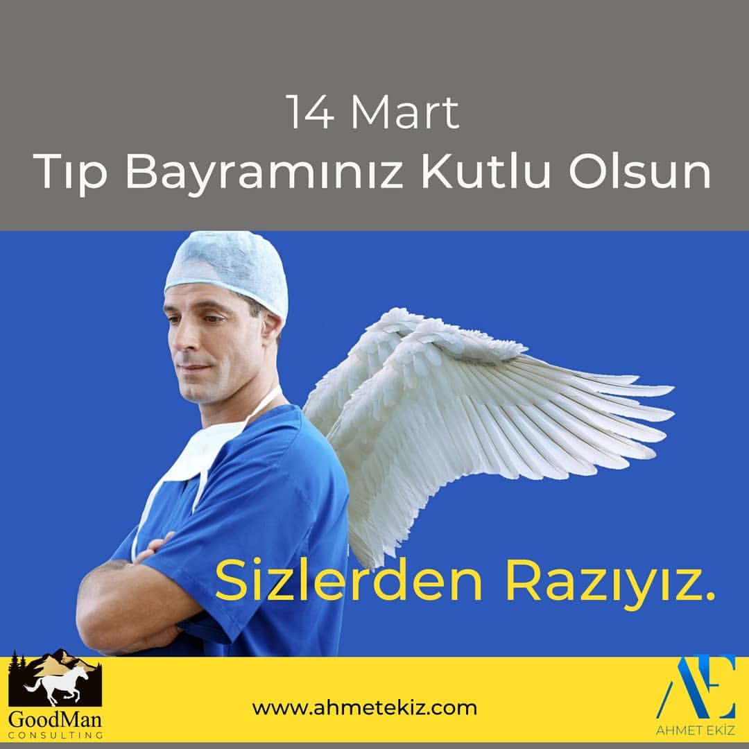 ahmetekizcom's tweet photo. Bir hakim, bir polis, bir asker nasıl bizleri güvende hissettiriyorsa sizlerin de varlığı aynı şekilde bizleri güvende hissettiriyor. Hakkınız belki ödenmez ama biliniz ki biz sizlerden razıyız...
#14MartTıpBayramı #sağlıkcalısanları #14MartTıpBayramıKutluOlsun 
#fahrettinkoca https://t.co/rA9a5EFFNg