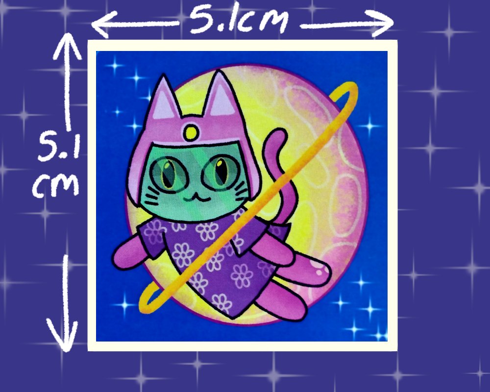 Toystuffing_'s tweet photo. I like to think Meow left Animal Crossing to go to her home planet~ 
These are up on my etsy! https://t.co/6TzWUm08lt
#animalcrossingfanart #animalcrossingmeow #AnimalCrossingNewHorizons #animalcrossingcat #animalcrossingstickers https://t.co/f4XQsUhGoi