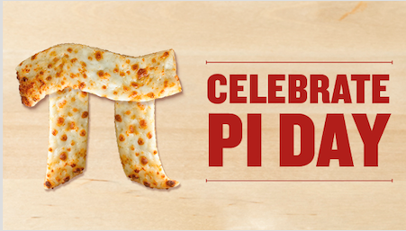 PapaJohns_Chi's tweet photo. Happy National #piday! We've done the math, and the solution is pizza. 🍕 https://t.co/zIQ4hHguEA