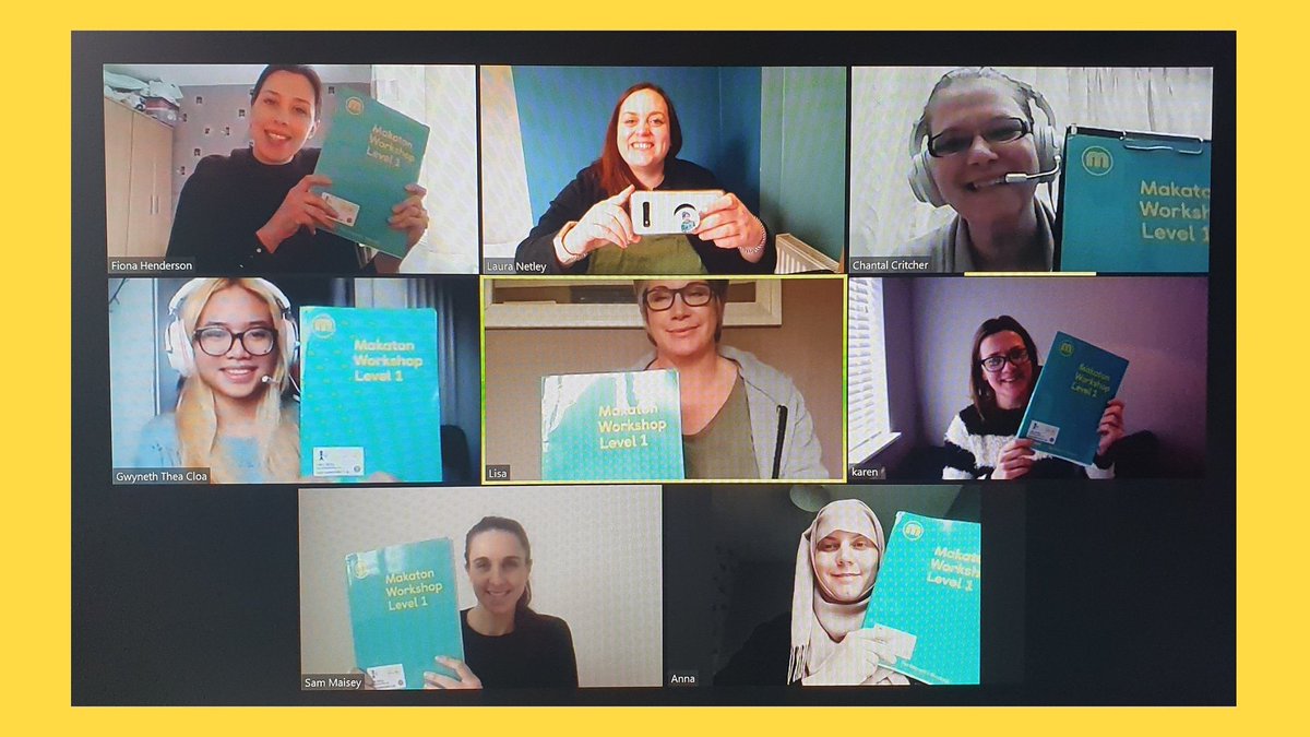 sign_and_shine's tweet photo. Another Level 1 in the bag! Lovely to spend Mothers day with this great bunch of ladies.
#Wetalkmakaton #Makaton #Makatontutor #signandshine #MakatonSigning #communication #senteachers #senco #SEND #aac #sen #SLT #ASC https://t.co/HciUE20i3b