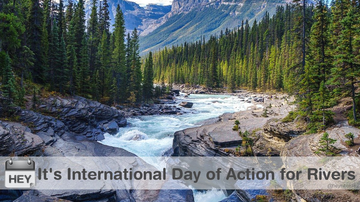 It's International Day of Action for Rivers! 
#InternationalDayOfActionForRivers #DayOfActionForRivers #DayOfAction