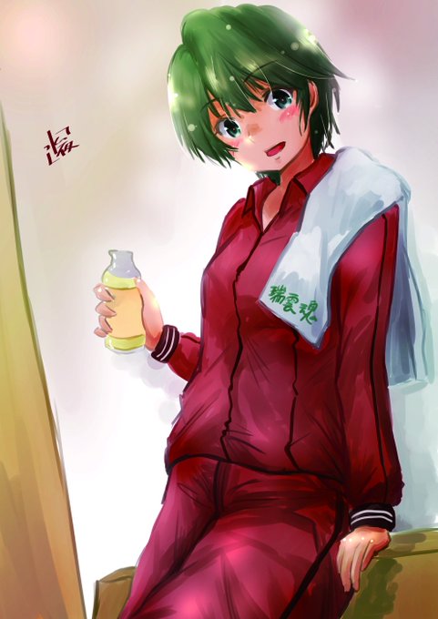 #艦これ版深夜の真剣お絵描き60分一本勝負
#艦これ版真剣お絵描き60分一本勝負_20210314
#最上 

お風呂上りはジャージ派もがみん 