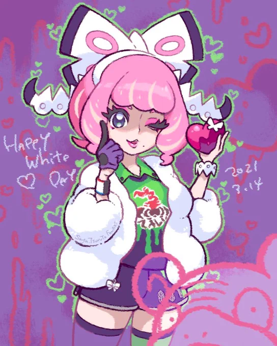 すべりこみホワイトデイ?毒アイドルクララちんを描きました!(fanart) 